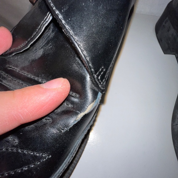 T.U.K. - Men's Western Buckle Loafer - A8652 - Black Leather Jam - Saint Laurent - Picture 15 of 15